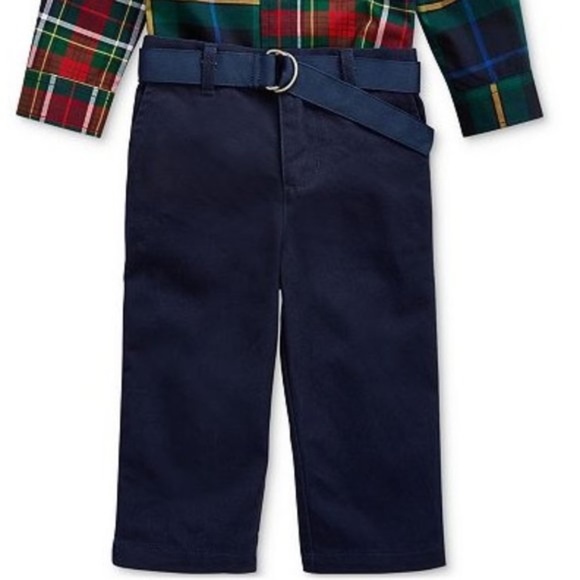 Ralph Lauren Belted Pant - Picture 1 of 6